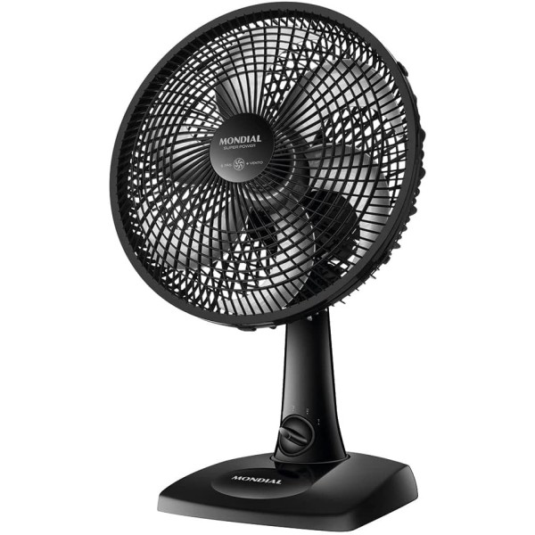 Ventilador de Mesa 30cm Super Power, Mondial, Preto, 60W, 220V - VSP-30-B