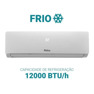 Ar Condicionado Split Hi Wall Philco 12000 BTU/h Frio PAC12FI – 220 Volts
