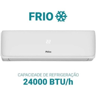 Ar Condicionado Split Hi Wall Philco 24000 BTU/h Frio PAC24FI – 220 Volts