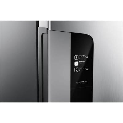 Geladeira Consul Frost Free Duplex 397 litros Evox com freezer embaixo - CRE44BK 127V