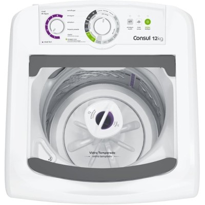 Máquina de Lavar Consul 12 kg Branca com Dosagem Econômica e Ciclo Edredom - CWH12BB 127V