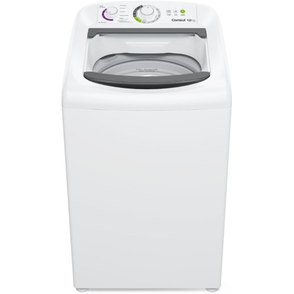 Máquina de Lavar Consul 12 kg Branca com Dosagem Econômica e Ciclo Edredom - CWH12BB 127V