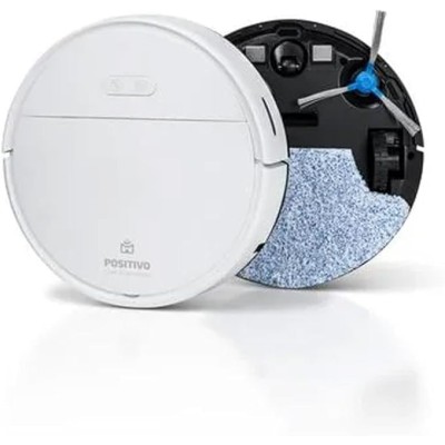 Smart Robô Aspirador Wi-Fi PRA100 Positivo Casa Inteligente, 3 em 1