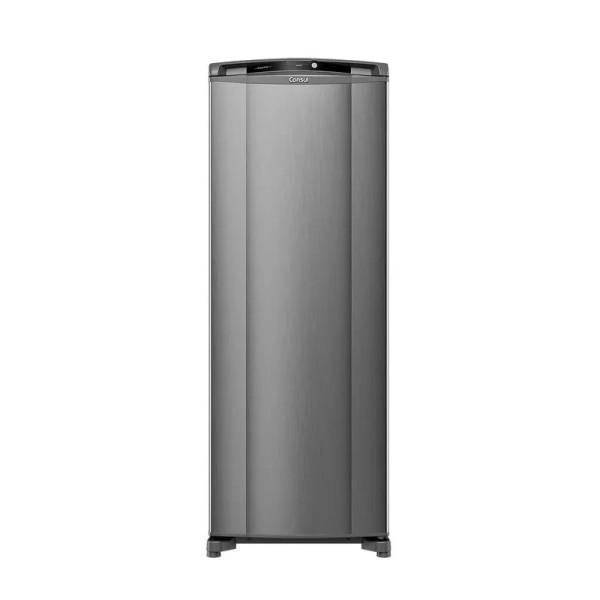 Refrigerador Consul Frost Free 342 Litros Cor Inox com Gavetão Hortifruti - CRB39AK