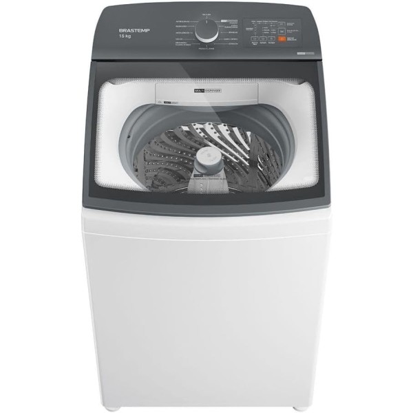 Máquina de Lavar Brastemp 15Kg Branca com Ciclo Tira Manchas Advanced e Smart Sensor - BWF15AB 110V
