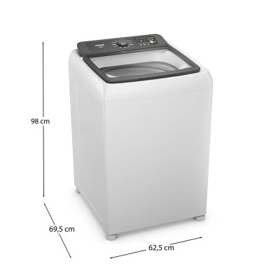 Máquina de Lavar Consul 15 kg Branca com Modo Eco - CWN15AB